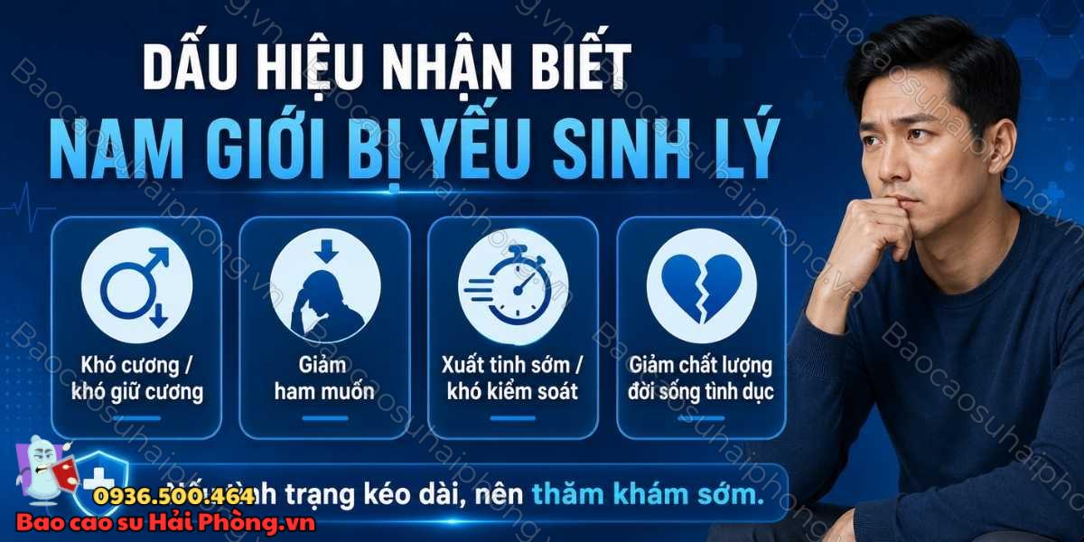Yếu sinh lý ở nam giới - Nguyên nhân và giải pháp hiệu quả
