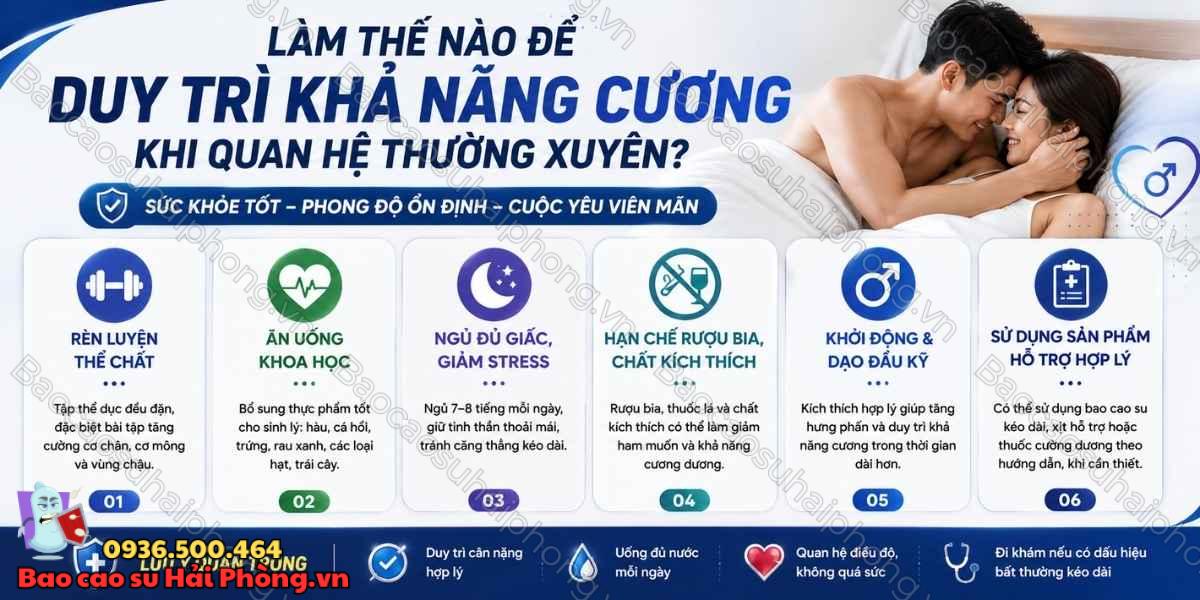Quan hệ thường xuyên có làm giảm khả năng cương không?