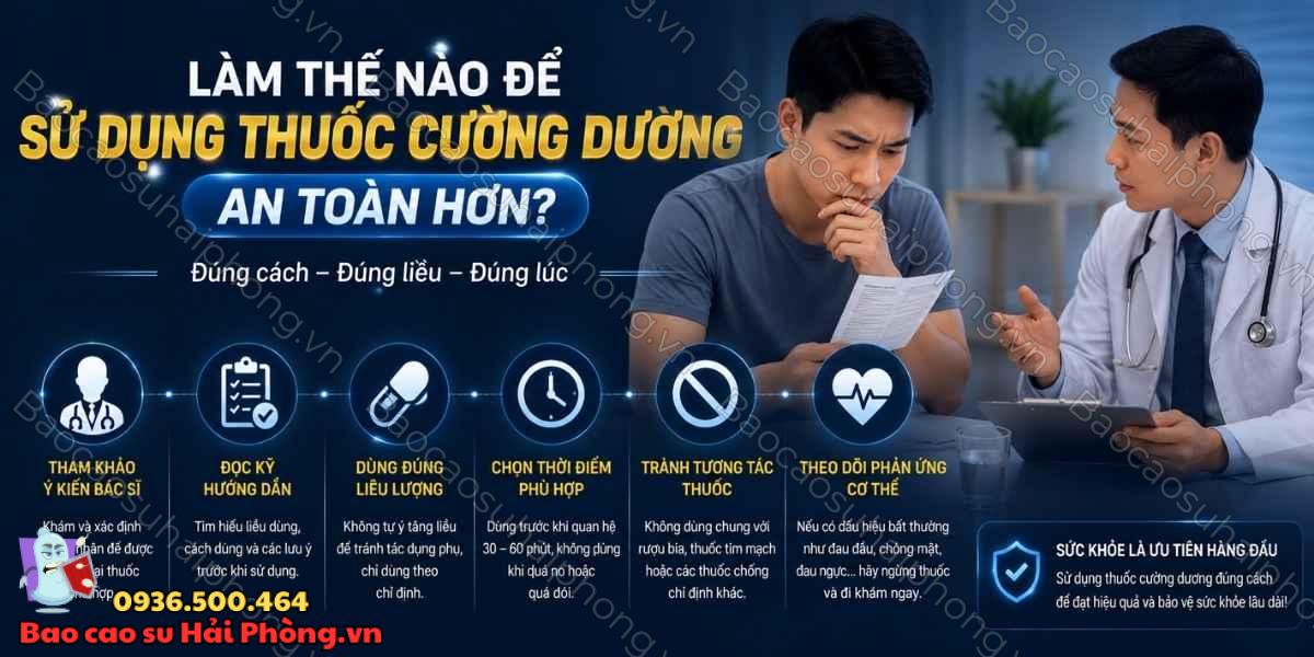 Dùng thuốc cường dương thường xuyên có sao không?