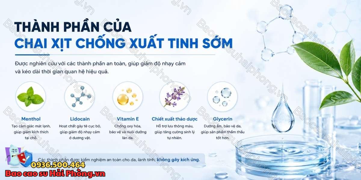 Top 9 chai xịt chống xuất tinh sớm nam giới nên dùng 2026