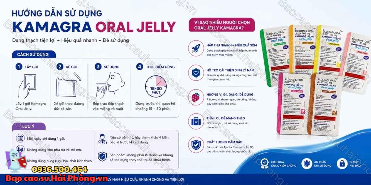 Vì sao nhiều người lựa chọn Kamagra Oral Jelly?
