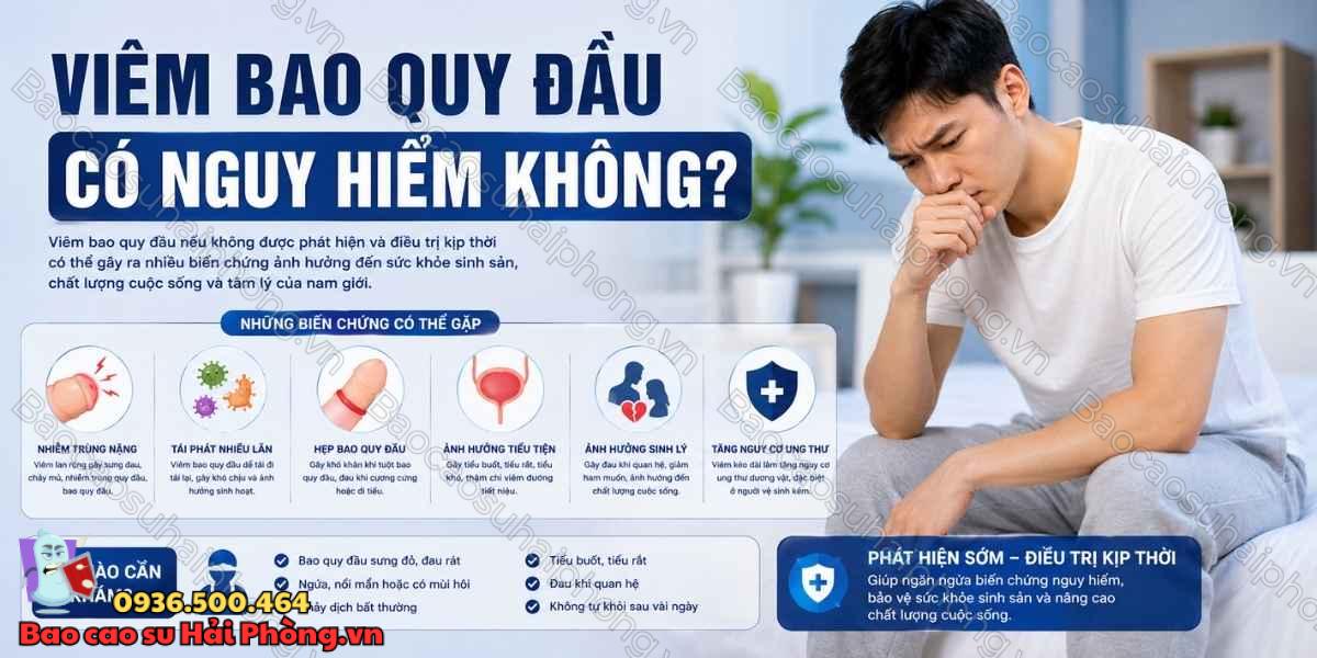 Viêm bao quy đầu là gì? Nguyên nhân và cách xử lý