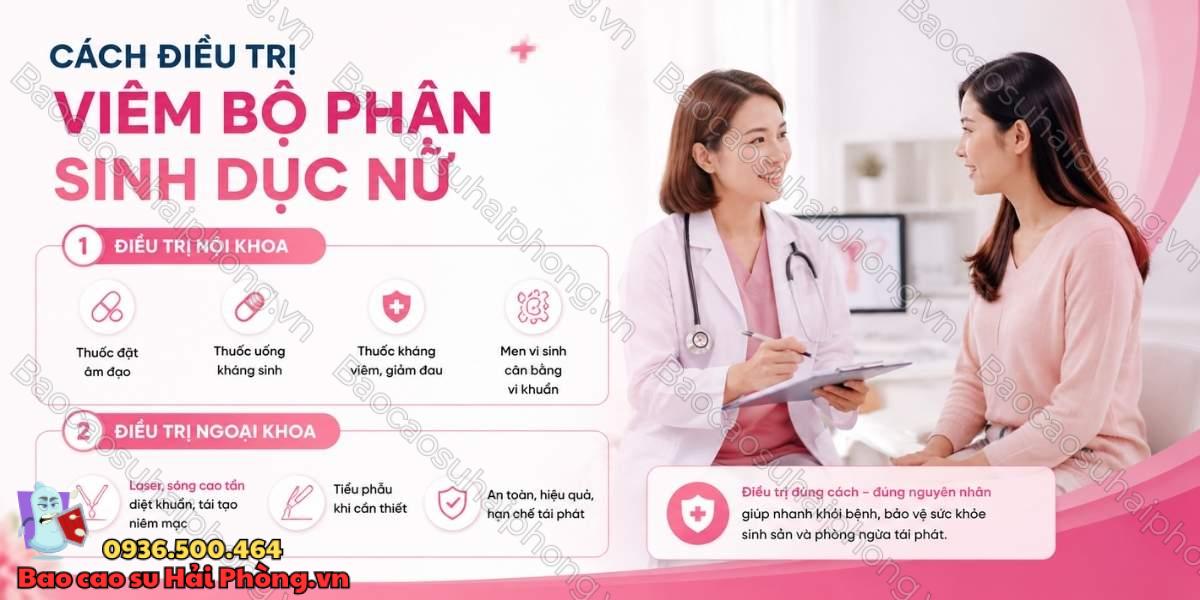Nguyên nhân gây viêm bộ phận sinh dục nữ và các triệu chứng thường gặp