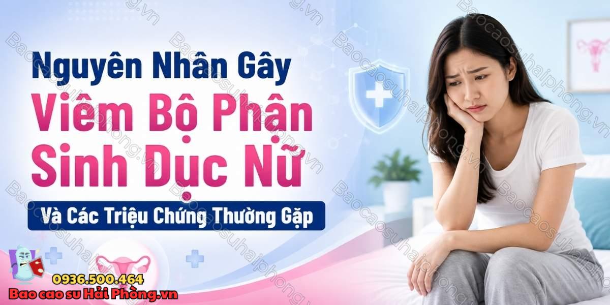 Nguyên nhân gây viêm bộ phận sinh dục nữ và các triệu chứng thường gặp