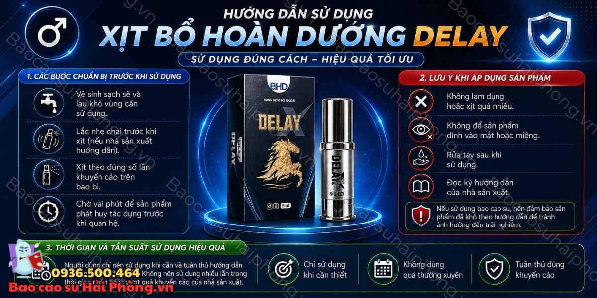 Review xịt bổ hoàn dương Delay - Phiên bản mới có tốt không?
