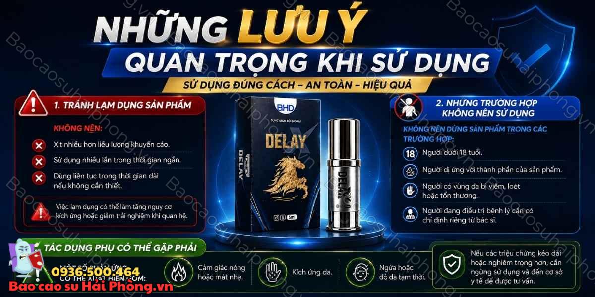 Hướng dẫn sử dụng Xịt Bổ Hoàn Dương Delay Phiên Bản Mới