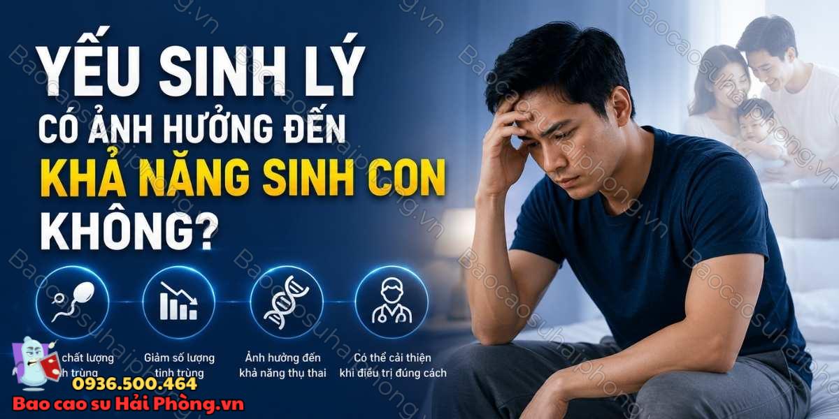 Yếu sinh lý có ảnh hưởng đến khả năng sinh con không?