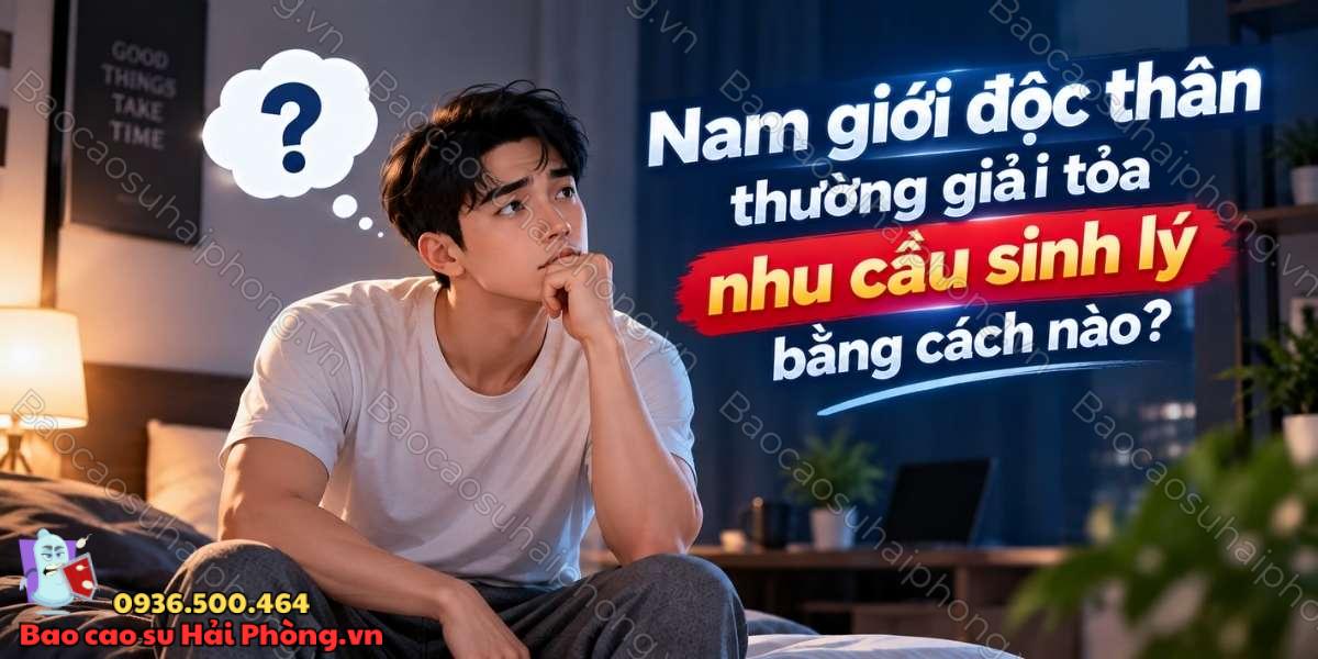 Nam giới độc thân thường dùng gì để giải tỏa nhu cầu sinh lý?