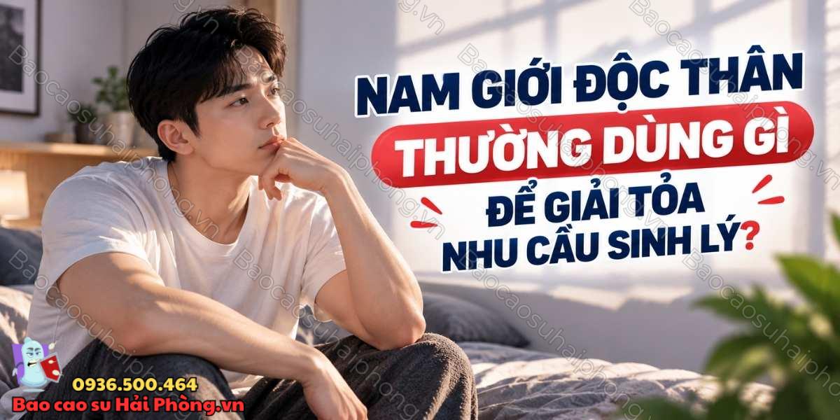 Nam giới độc thân thường dùng gì để giải tỏa nhu cầu sinh lý?