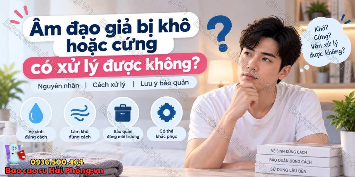 Nguyên nhân khiến âm đạo giả bị khô, cứng hoặc biến dạng
