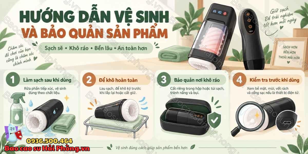 Âm đạo giả và cốc thủ dâm có giống nhau không?