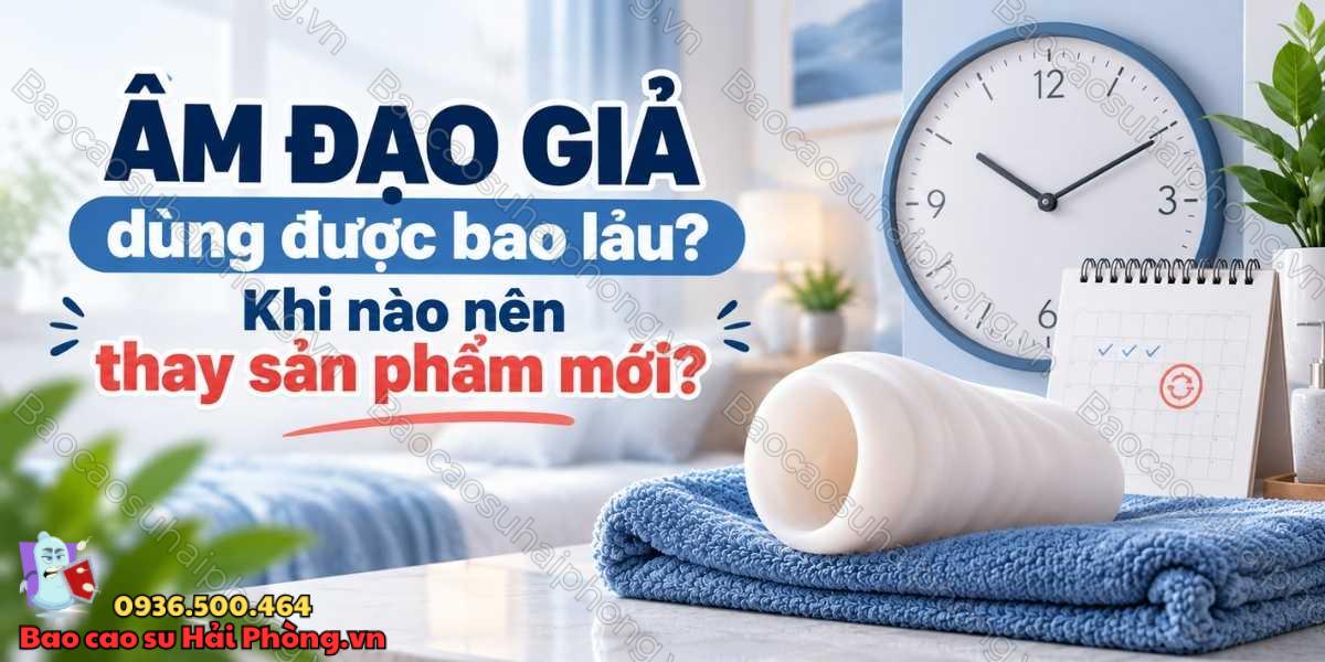 Âm đạo giả dùng được bao lâu? Khi nào nên thay sản phẩm mới?