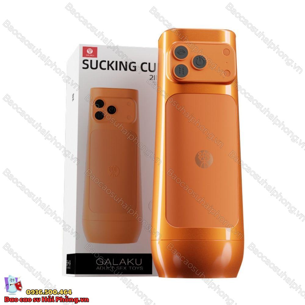 Cốc thủ dâm Galaku Apple – Rung, bú mút điều khiển qua App