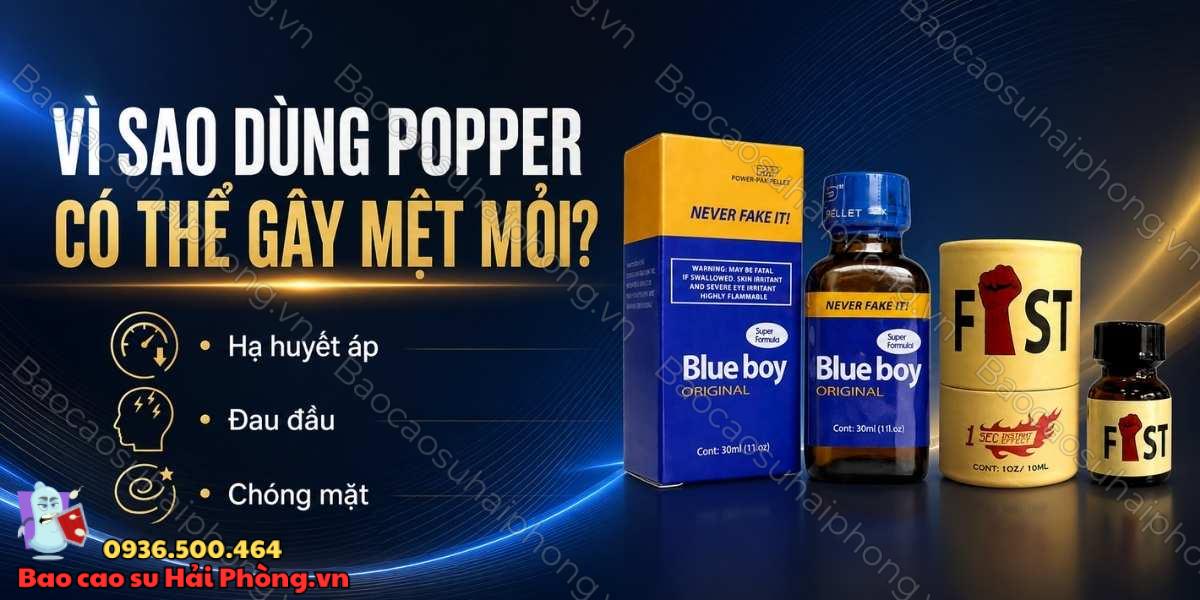Sử dụng Popper khiến bạn mệt mỏi? - Nguyên nhân và giải pháp