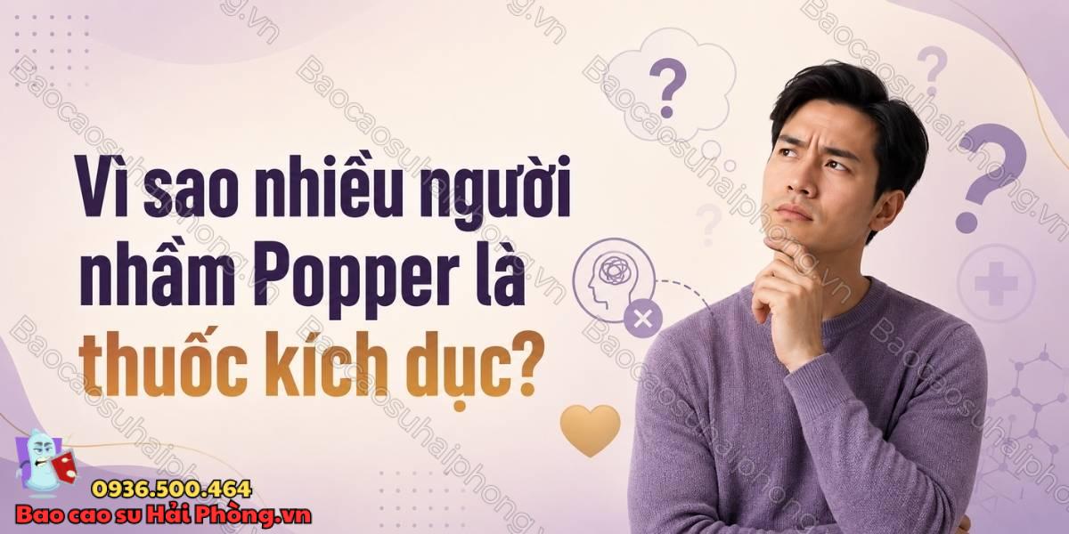 Popper có phải thuốc kích dục? - Sự thật bạn cần biết
