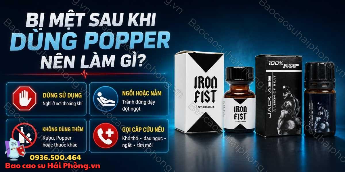 Sử dụng Popper khiến bạn mệt mỏi? - Nguyên nhân và giải pháp