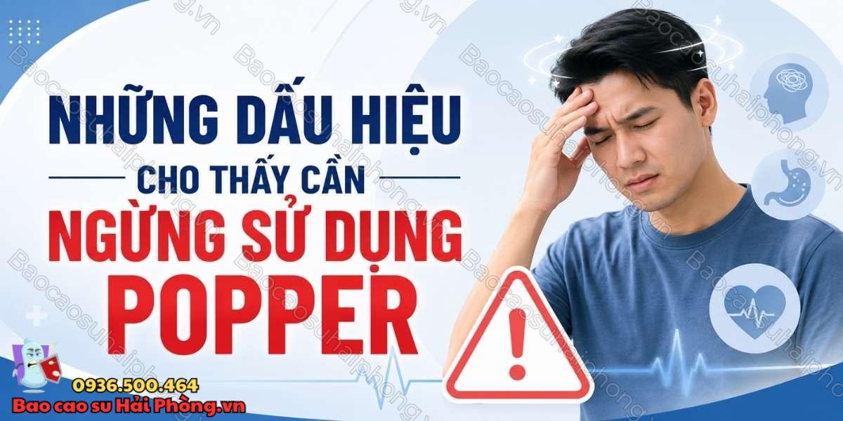 Dùng Popper nhiều lần trong ngày có sao không?
