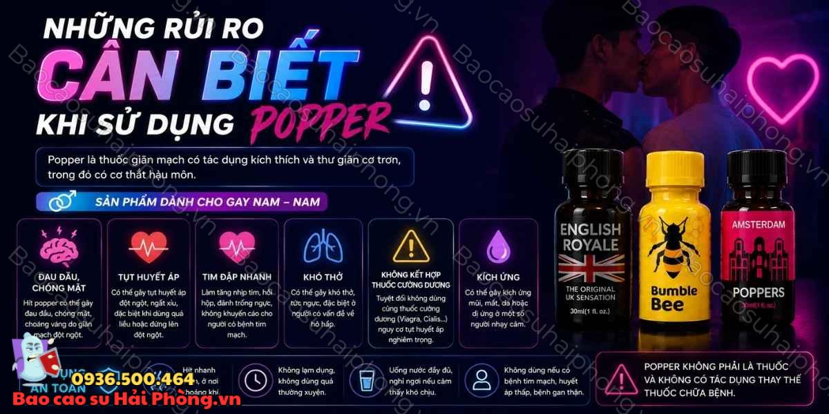 Popper có phải thuốc kích dục? - Sự thật bạn cần biết