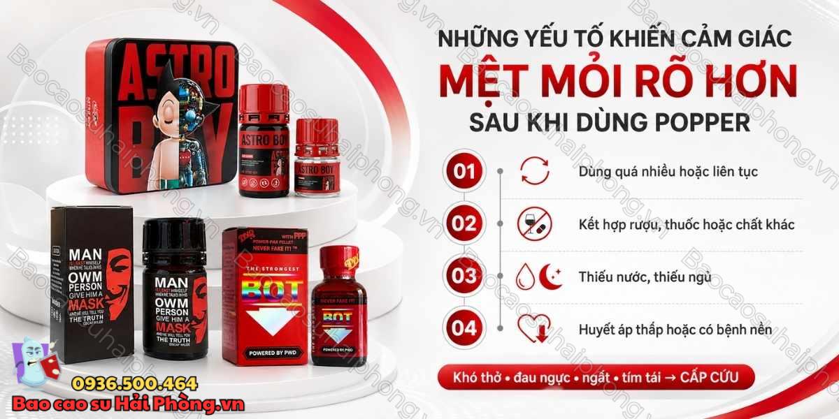 Sử dụng Popper khiến bạn mệt mỏi? - Nguyên nhân và giải pháp
