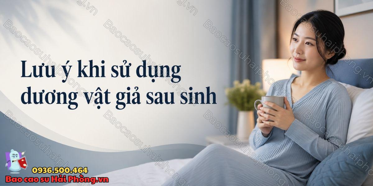 Phụ nữ sau sinh dùng dương vật giả có an toàn không?