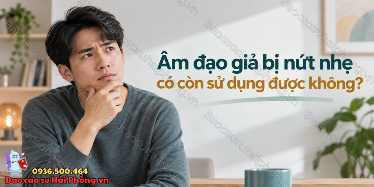 Âm đạo giả bị nứt nhẹ có còn sử dụng được không?