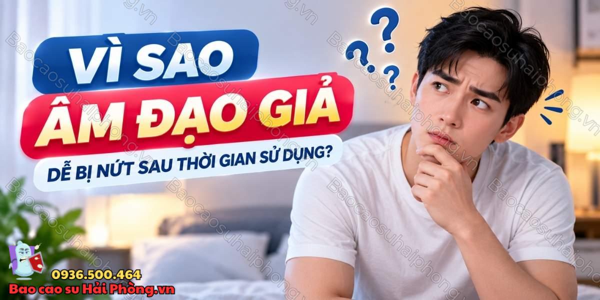 Âm đạo giả bị nứt nhẹ có còn sử dụng được không?