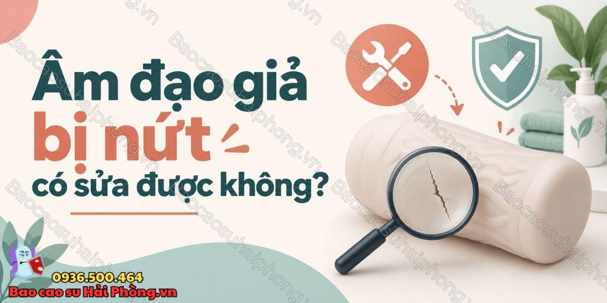 Âm đạo giả bị nứt nhẹ có còn sử dụng được không?