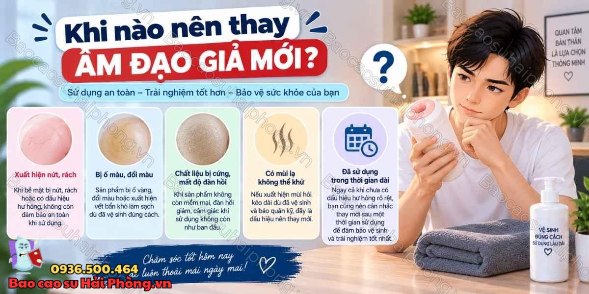 Âm đạo giả bị nứt nhẹ có còn sử dụng được không?