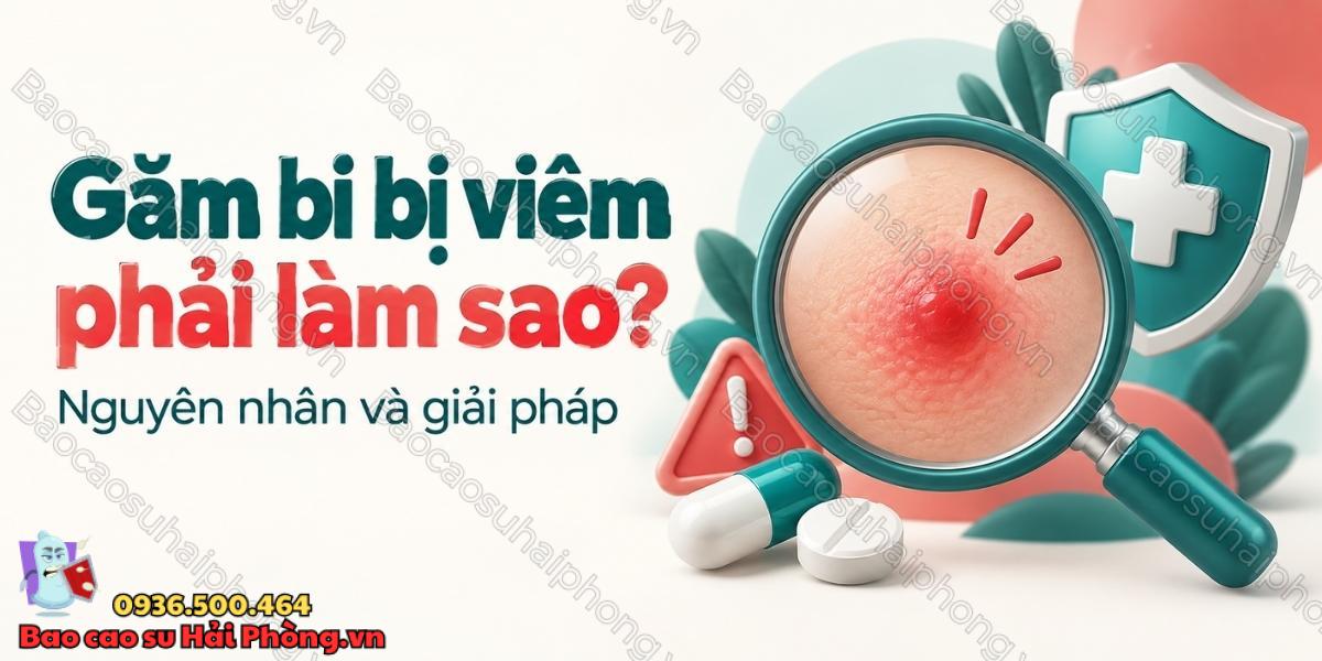 Găm bi bị viêm phải làm sao? - Nguyên nhân và giải pháp
