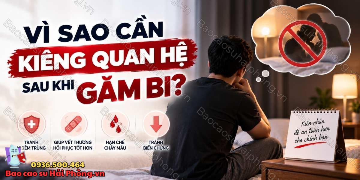 Găm bi xong bao lâu thì quan hệ được?