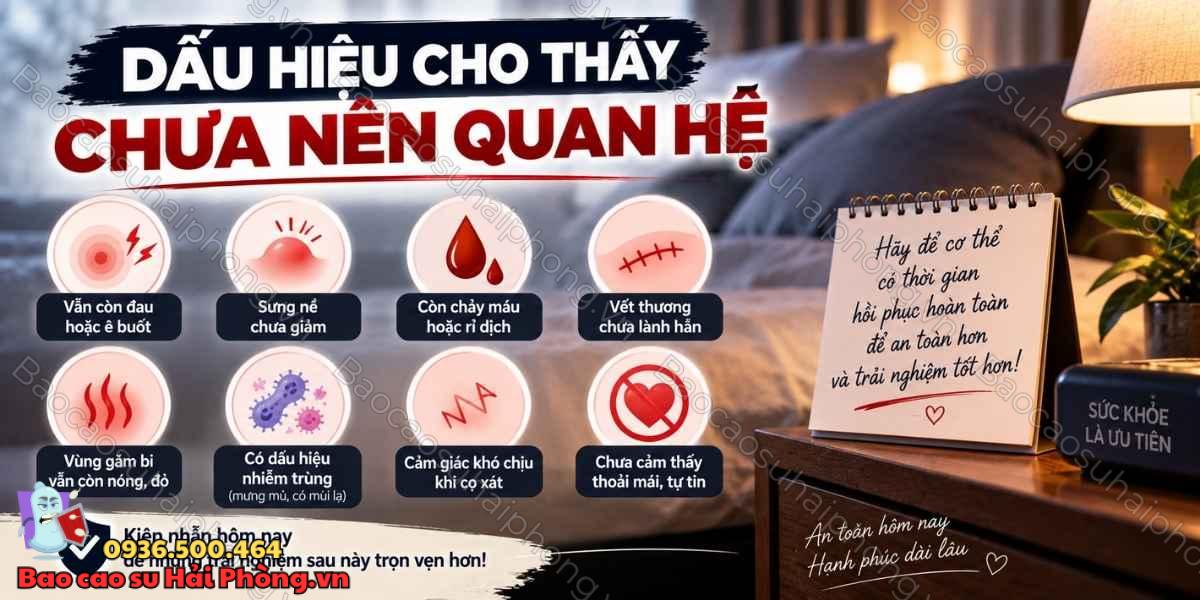 Găm bi xong bao lâu thì quan hệ được?
