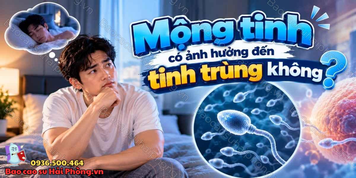 Mộng tinh có ảnh hưởng đến quan hệ tình dục không?