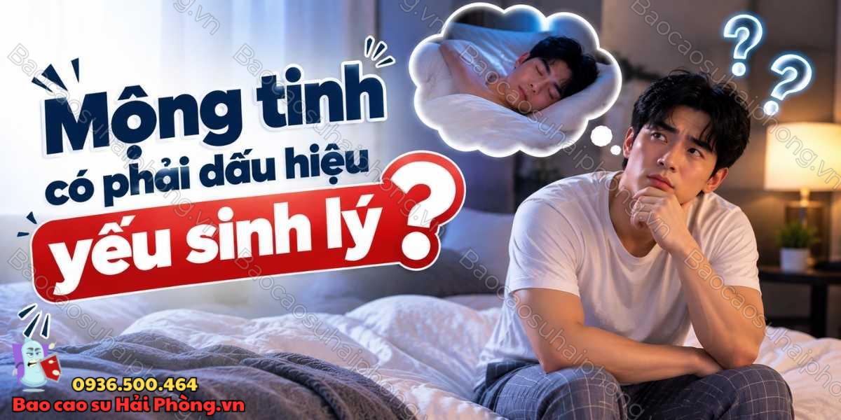 Mộng tinh có phải dấu hiệu yếu sinh lý không?