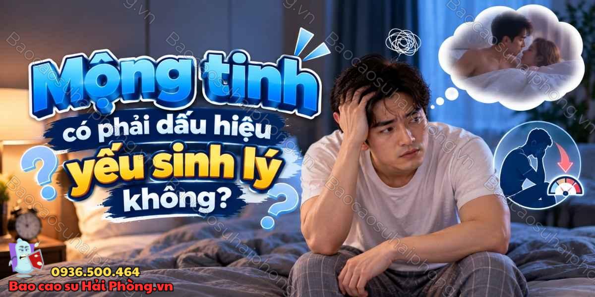 Mộng tinh có phải dấu hiệu yếu sinh lý không?