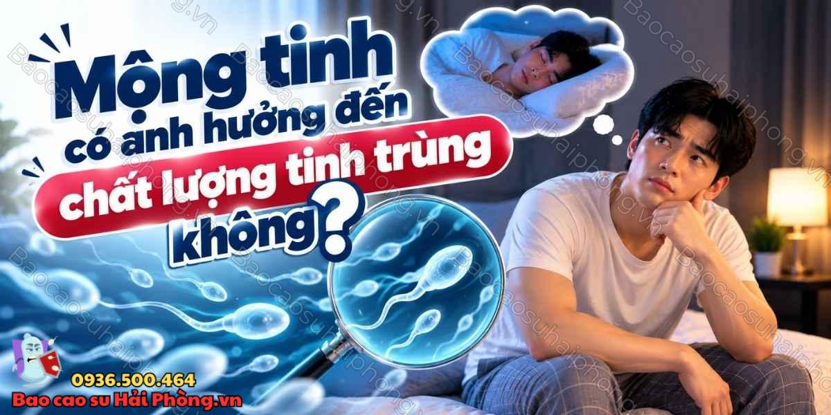 Mộng tinh có ảnh hưởng đến chất lượng tinh trùng không?