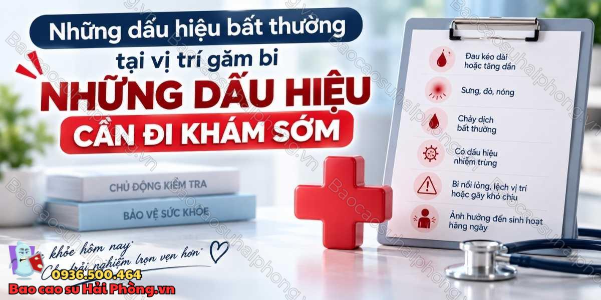 Những dấu hiệu bất thường sau khi găm bi
