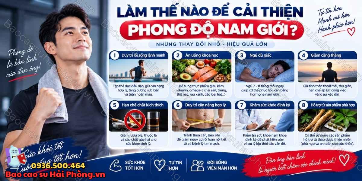Phong độ đàn ông suy giảm - Nguyên nhân và cách cải thiện