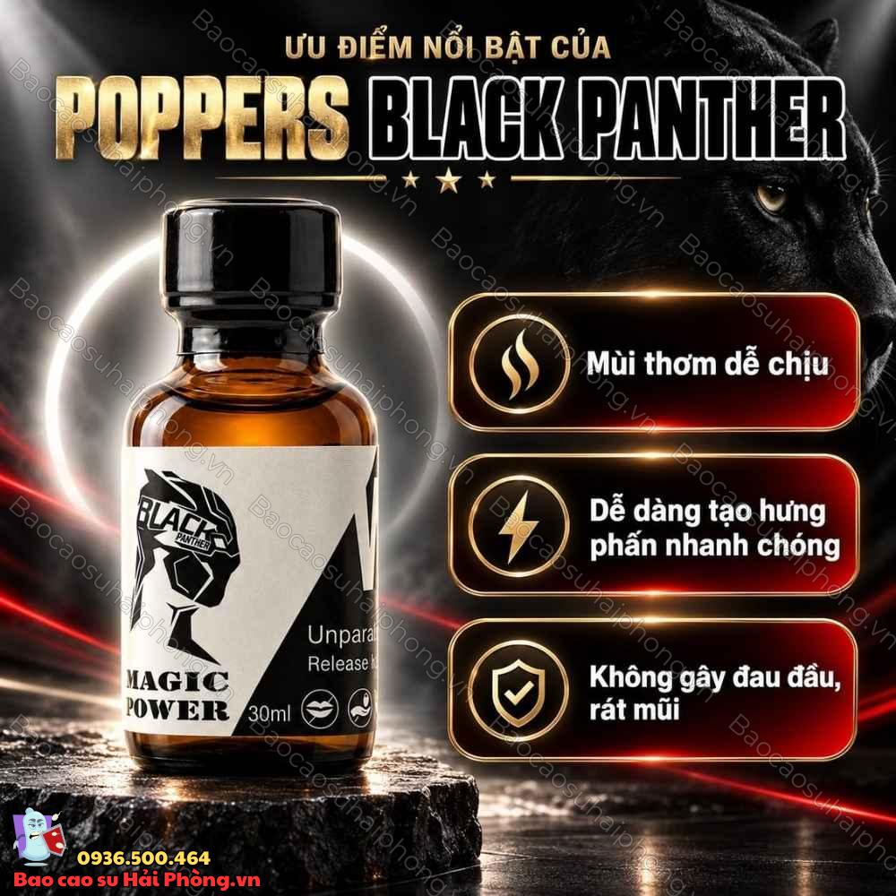 popper-black-panther (3) Poppers Black Panther chính hãng – Phiên bản 30ml