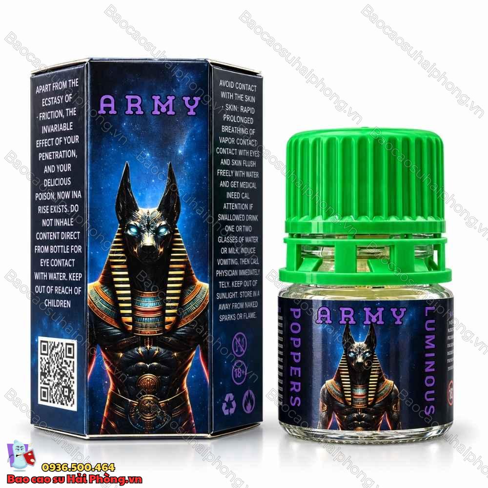 Popper Khô Army Numinous - Phiên Bản 20ml - Hít Là Nứng