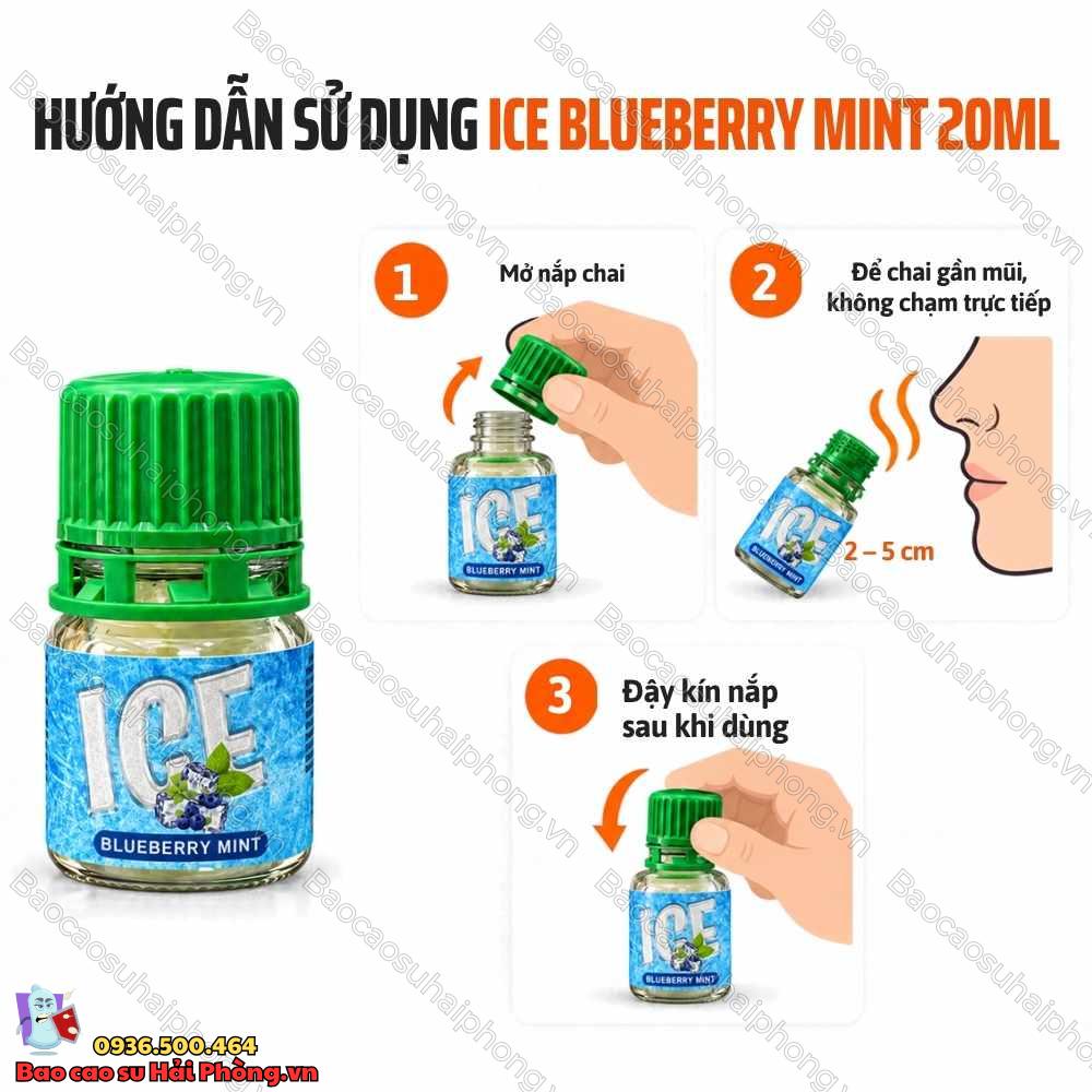popper-kho-ice-blueberry-mint-20ml Popper Khô ICE Blueberry Mint 20ML