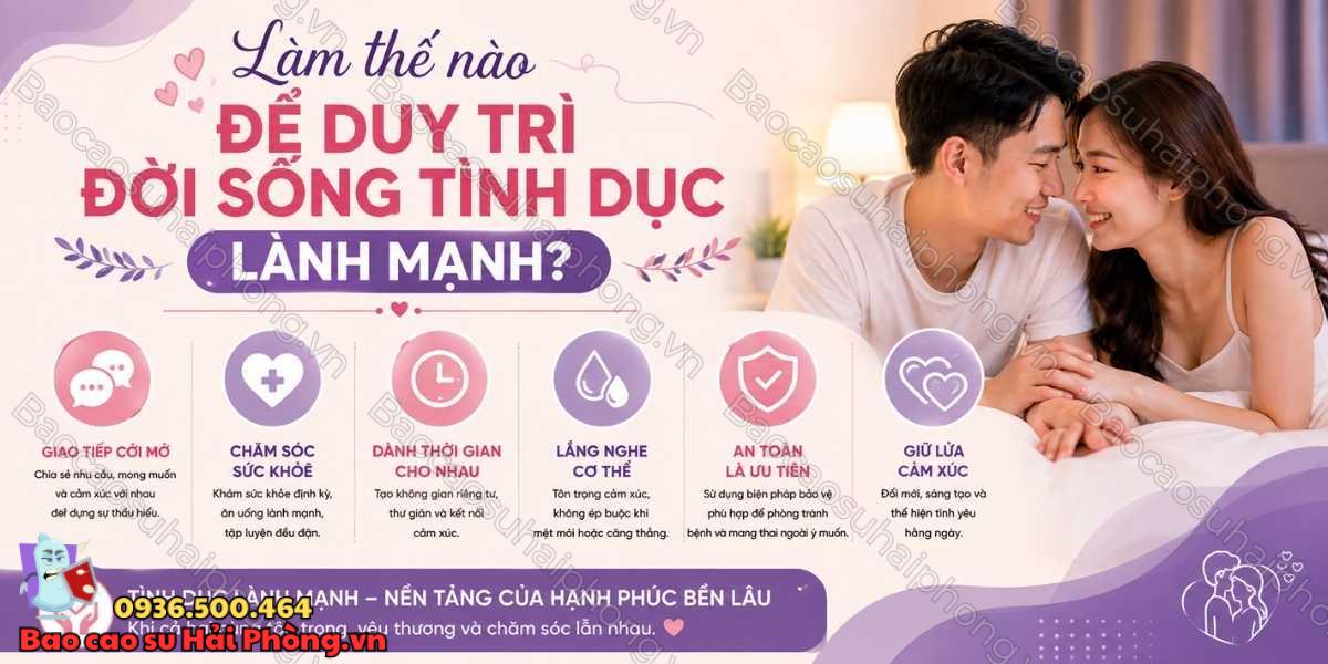 Lợi ích của việc quan hệ tình dục và cách duy trì lành mạnh