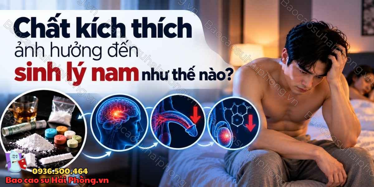 Sử dụng chất kích thích nhiều có gây vô sinh không?