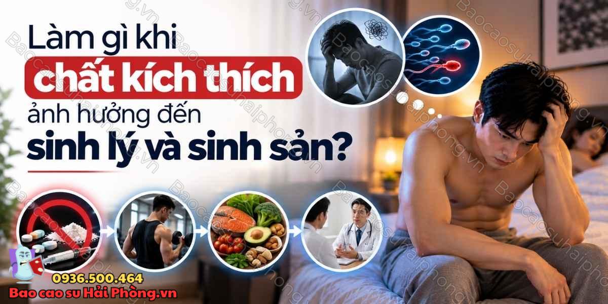 Sử dụng chất kích thích nhiều có gây vô sinh không?