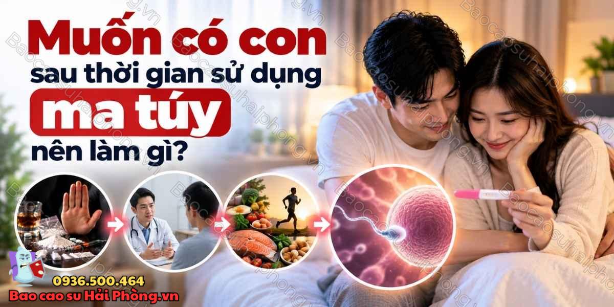 Sử dụng ma túy thường xuyên có dễ mang thai không?
