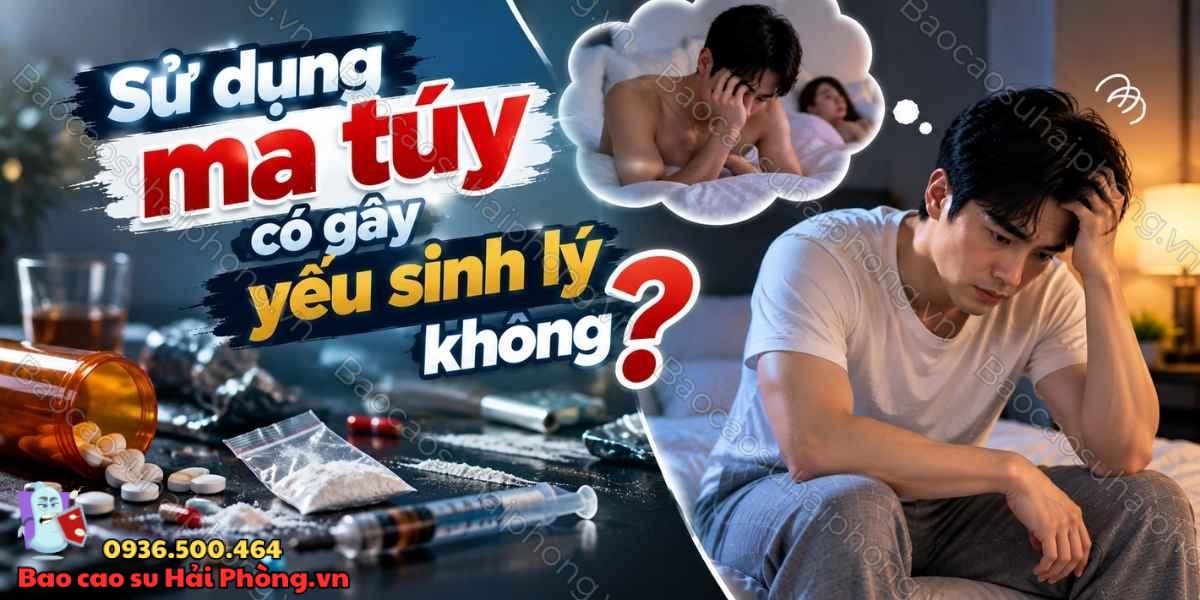Sử dụng ma túy có gây yếu sinh lý không?