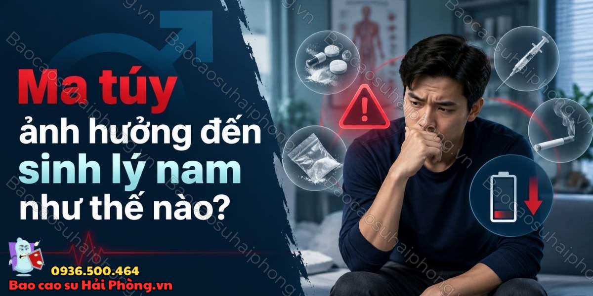 Sử dụng ma túy có gây yếu sinh lý không?