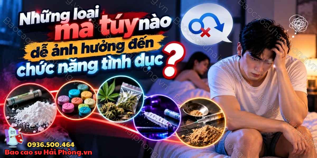 Sử dụng ma túy có gây yếu sinh lý không?