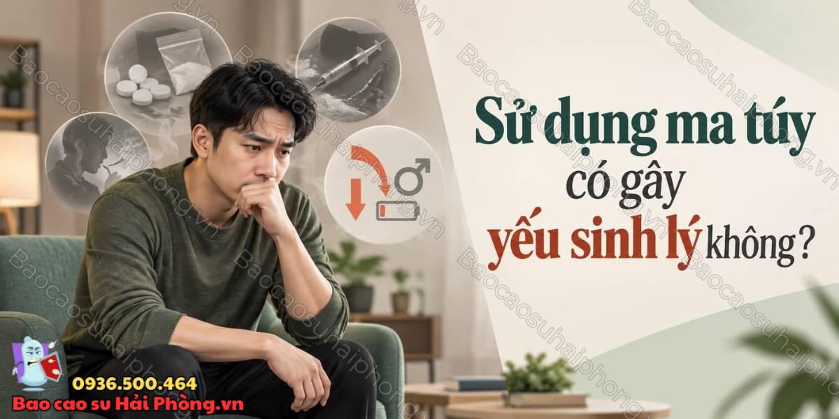 Sử dụng ma túy có gây yếu sinh lý không?