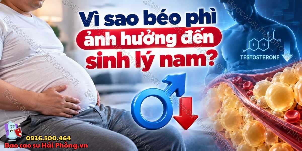 Thừa cân béo phì có ảnh hưởng đến sinh lý nam không?