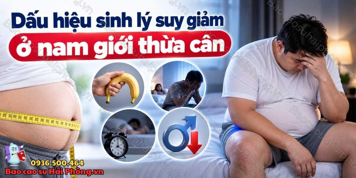 Thừa cân béo phì có ảnh hưởng đến sinh lý nam không?